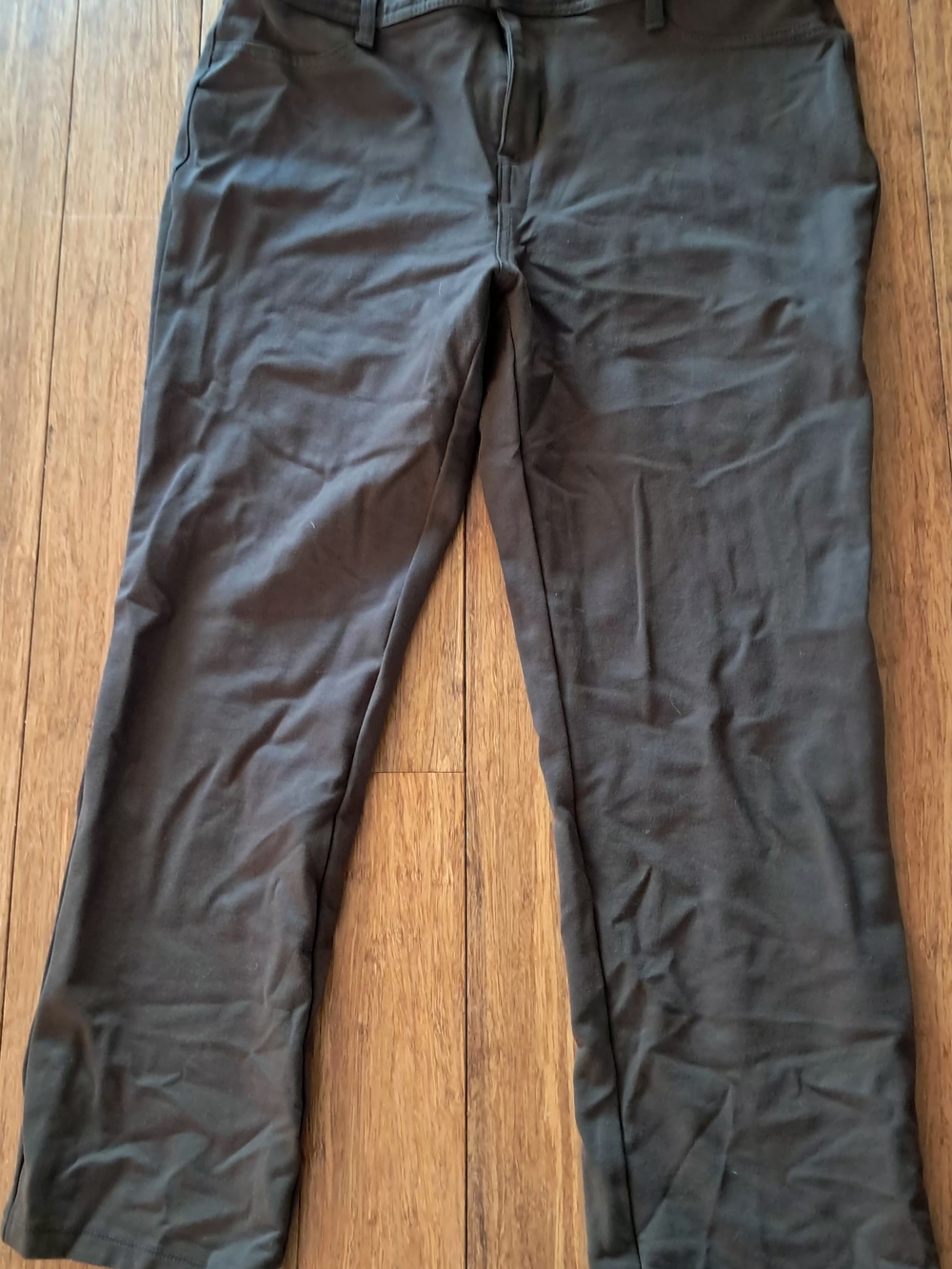 St. John's Bay Black Men's Stretch Chinos